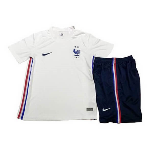 Camiseta Francia 2ª Niños 2020 Blanco